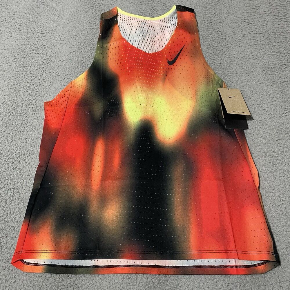 Nike Dri-FIT ADV Aeroswift Elite Running Singlet Tank Top Men Medium HJ3380 $100